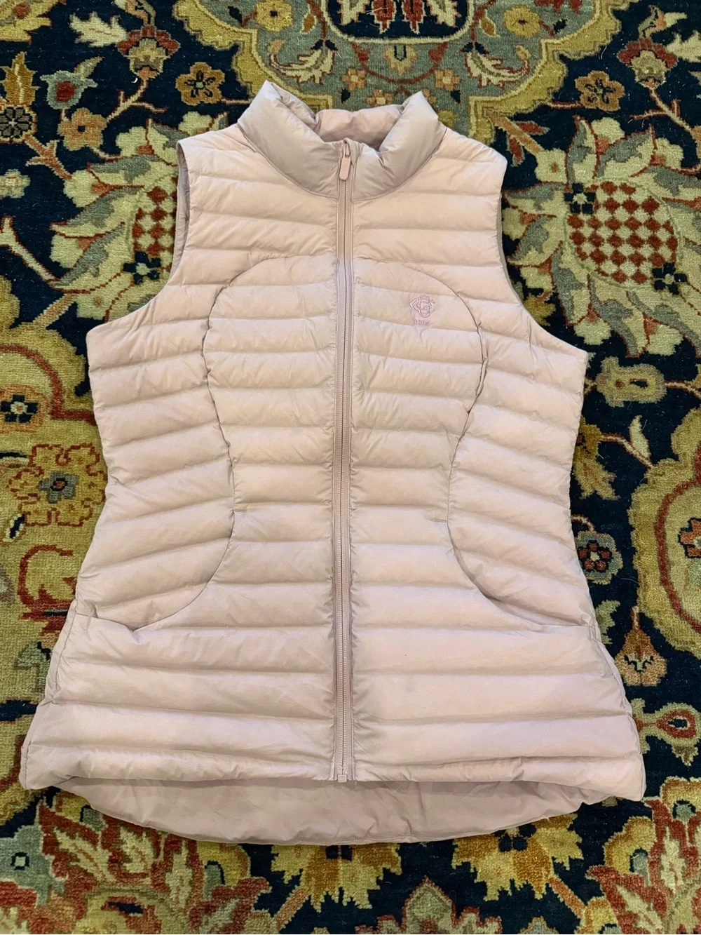 lululemon athletica Light Pink Quilted Sleeveless Puffer Vest